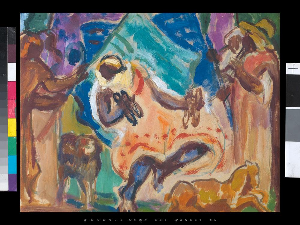 AUGUSTIN FERRANDO 1880-1957 25 - Les Gnawas (vers 1952).jpg
